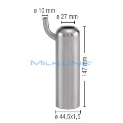 S/S TEAT CUP SHELL WF LIGHT 44,5X1,5X147 D.27