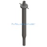 S/S STRAIGHT MILK FILTER WITH SPRING ML 455