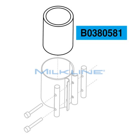 GUARNIZ GIUNZ INOX X TUBO D.40