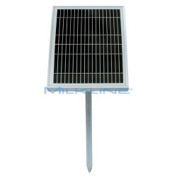PANNELLO SOLARE 10W CON SUPP. FISSAGGIO A TERRA
