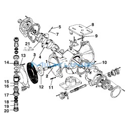 POMPA LATTE DE15 NUDA 2 TESTE