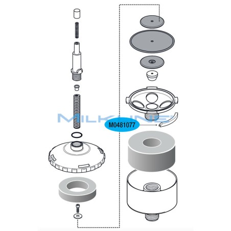 ANTI-ROTATION BUMPER FOR 400L/3500L REGULATOR