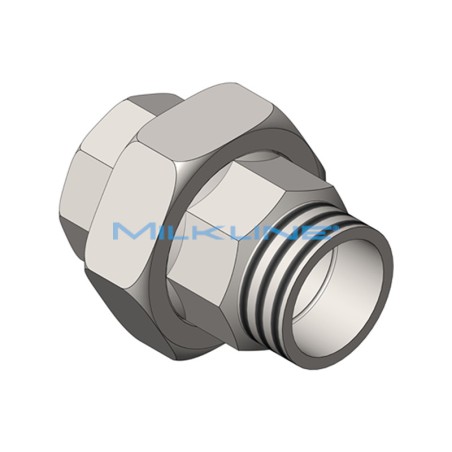 GALVANIZED C UNION MF 1"