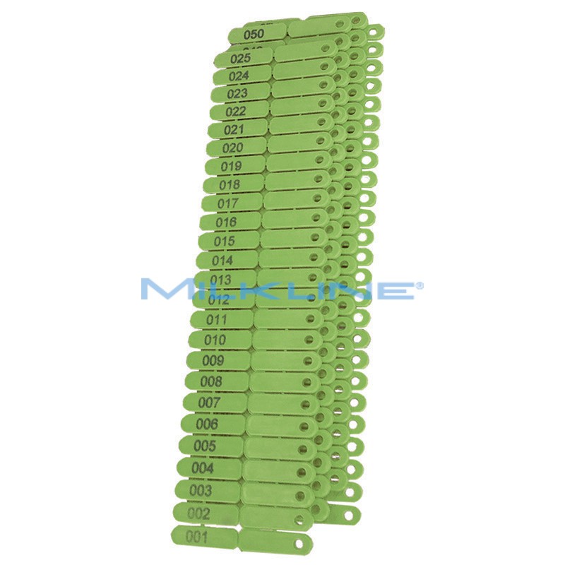 SET 100 UKALTAG NUMERATI 1-100 VERDE