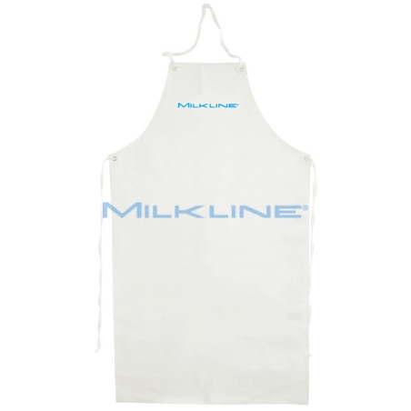 WHITE MILKER'S APRON