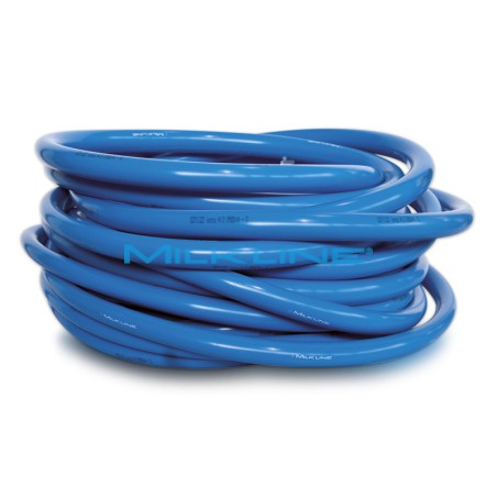 SILICONE HOSE 14X25 BLUE MILKLINE M25