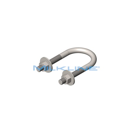 GALVANIZED U-BOLT FOR TUBE 1"