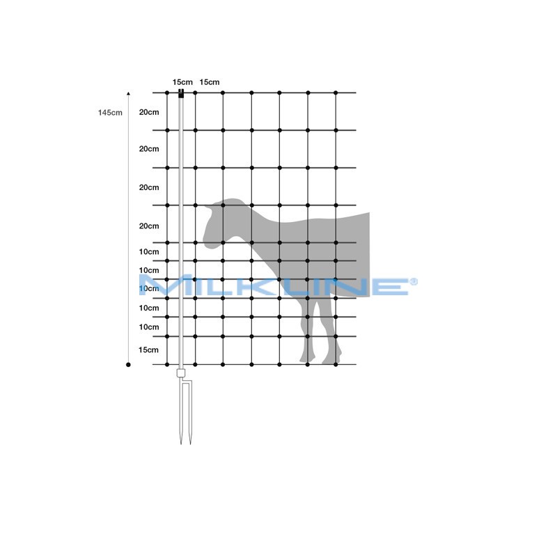 RETE ANTILUPO 145CM 2P 50MT